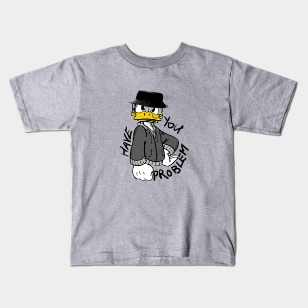 Problem duck Kids T-Shirt by CB_design